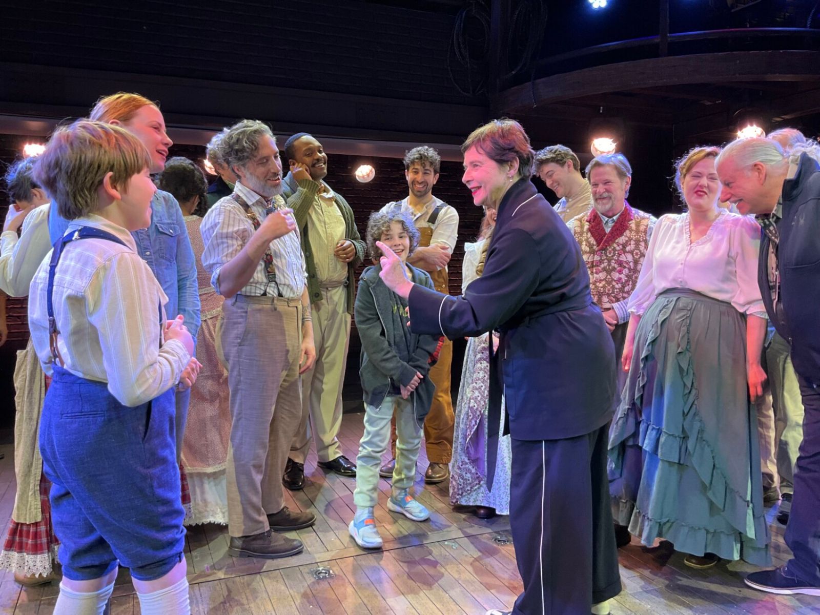 Photos: Isabella Rossellini Visits COPPERFIELD! THE NEW MUSICAL at Duke Theater — photo 1 of 4