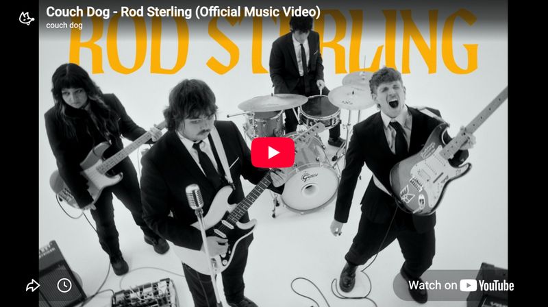 Couch Dog Release New Single ROD STERLING with Music Video Image