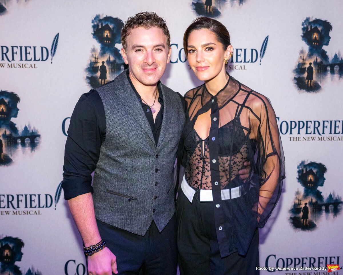 Jarrod Spector and Kellie Barrett at Photos: Bobby Conte and More Celebrate Opening Night of COPPERFIELD! Off-Broadway
