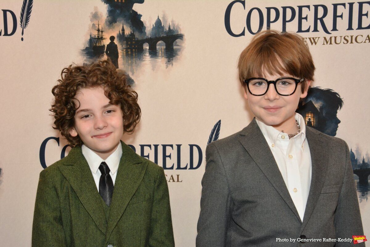 Calvin Knegten and Henry Witcher at Photos: Bobby Conte and More Celebrate Opening Night of COPPERFIELD! Off-Broadway