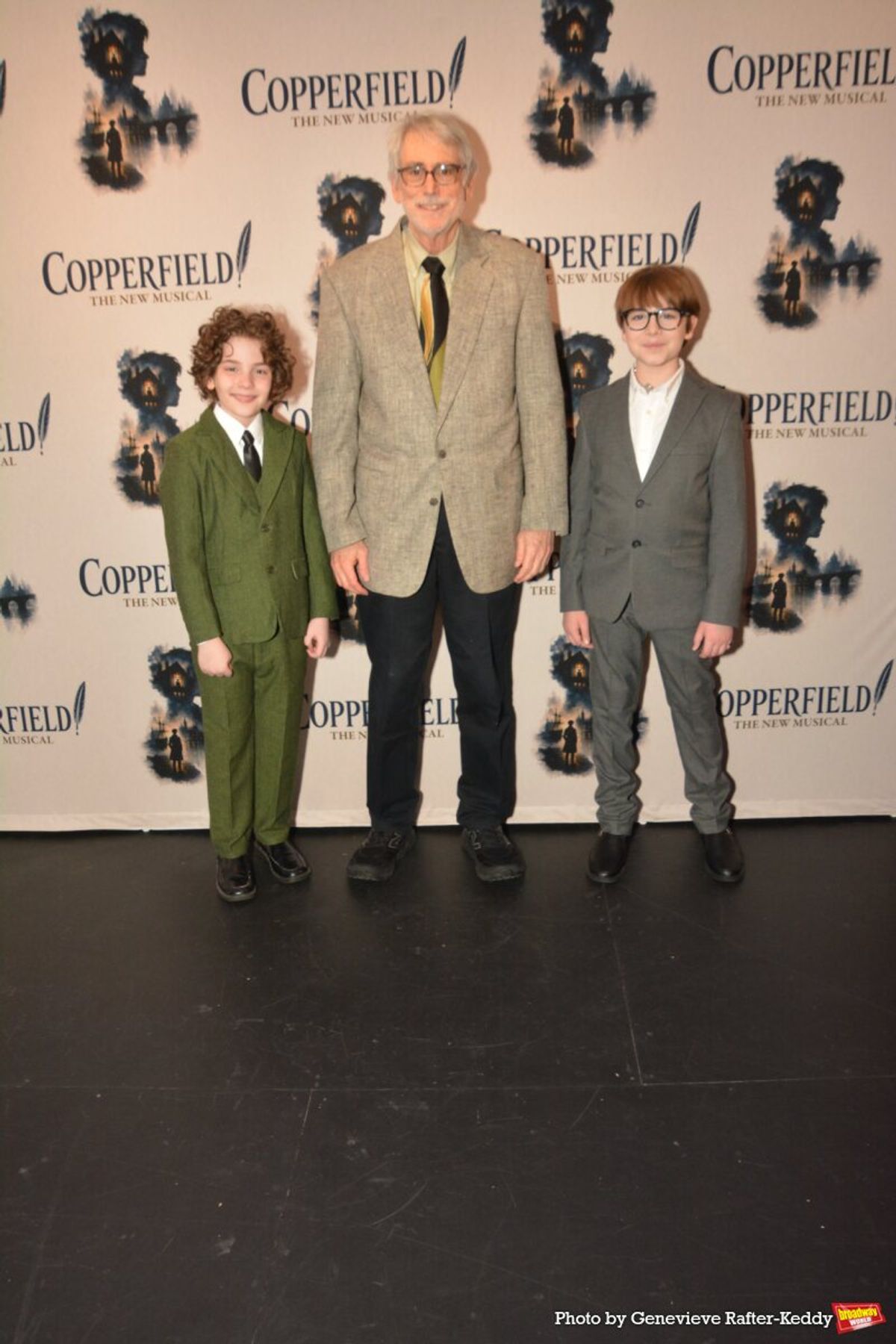 Calvin Knegten , Jeffrey Scharf (Book, Music and Lyrics) and Henry Witcher at Photos: Bobby Conte and More Celebrate Opening Night of COPPERFIELD! Off-Broadway