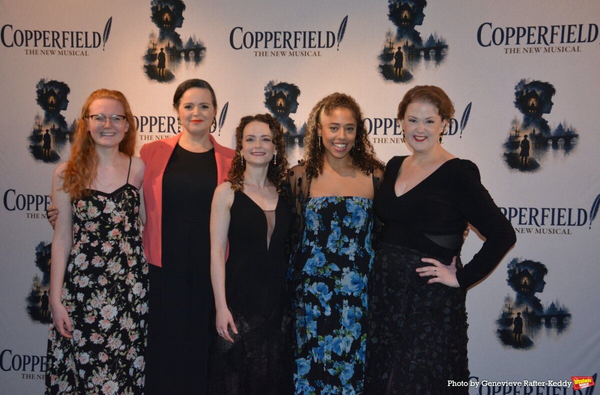 Nancy O'Connoor, Amelia Cormack, Cathryn Wakem Tatiana Wechsler and Kara Mikula at Photos: Bobby Conte and More Celebrate Opening Night of COPPERFIELD! Off-Broadway