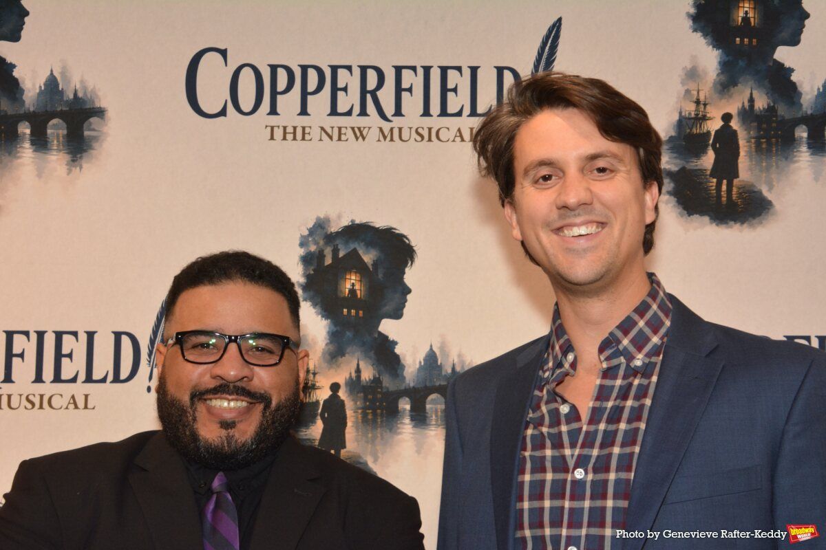 Lico Whitfield and Jonathan Hogue at Photos: Bobby Conte and More Celebrate Opening Night of COPPERFIELD! Off-Broadway