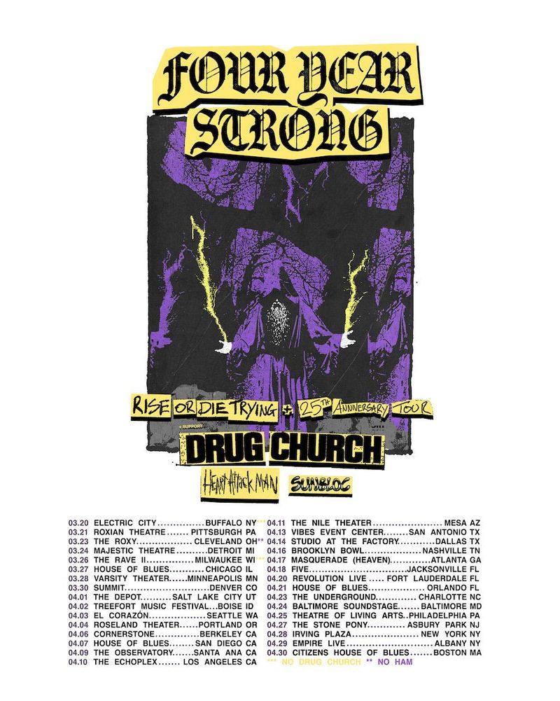 Four Year Strong to Launch 25th Anniversary Tour Mar 20–Apr 30 Image
