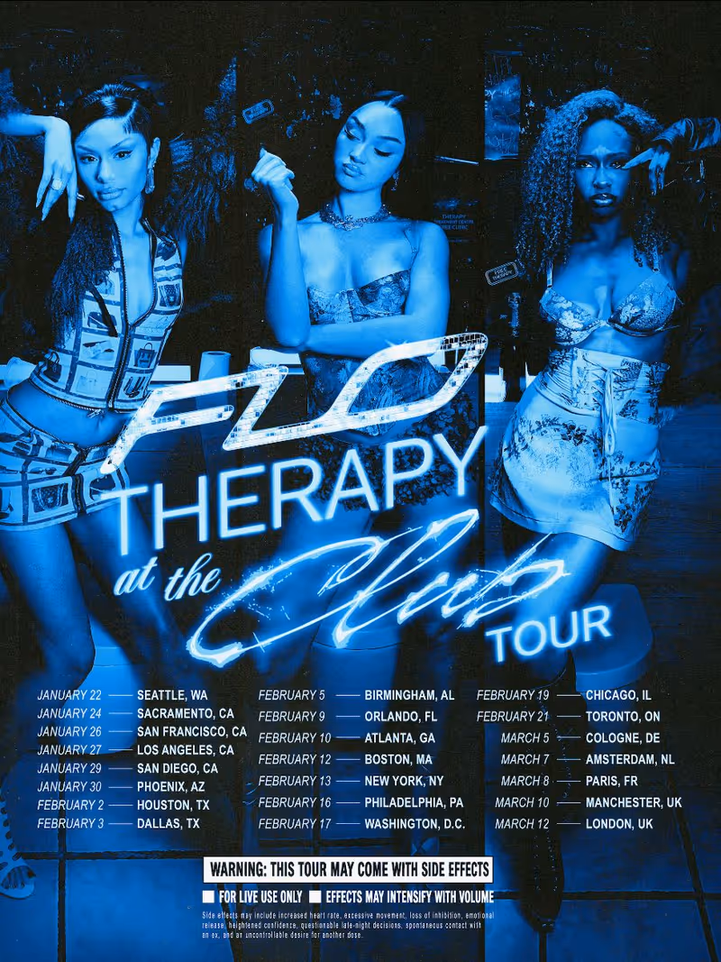 FLO to Launch THERAPY AT THE CLUB Tour Starting January 2027 Image