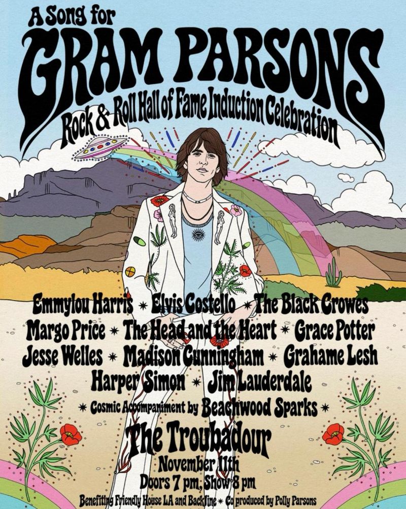 A SONG FOR GRAM Will Honor Gram Parsons at Troubadour Tribute Image