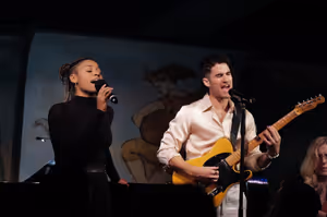 Darren Criss & Ariana DeBose @ BroadwayWorld Darren Criss & Ariana DeBose Photo