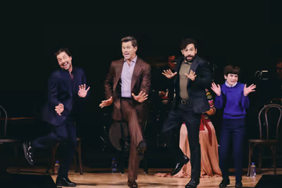 Brandon Uranowitz, Andrew Rannells, Christian Borle, & Anthony Rosenthal Photo