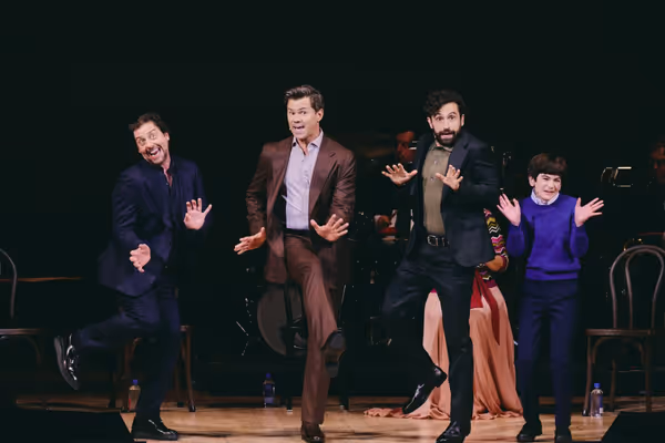 Brandon Uranowitz, Andrew Rannells, Christian Borle, & Anthony Rosenthal Photo