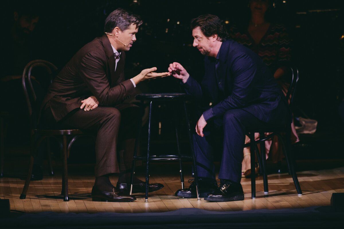 Andrew Rannells, Christian Borle at Photos: Stephanie J. Block, Christian Borle, Andrew Rannells & More Reunite for FALSETTOS at Carnegie Hall