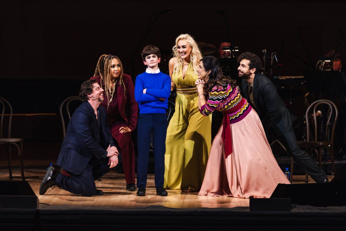 Brandon Uranowitz, Christian Borle, Betsy Wolfe, Tracie Thoms, & Stephanie J. Block at Photos: Stephanie J. Block, Christian Borle, Andrew Rannells & More Reunite for FALSETTOS at Carnegie Hall