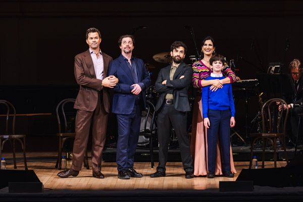 Andrew Rannells, Stephanie J. Block, Brandon Uranowitz, Christian Borle, & Anthony… Photo