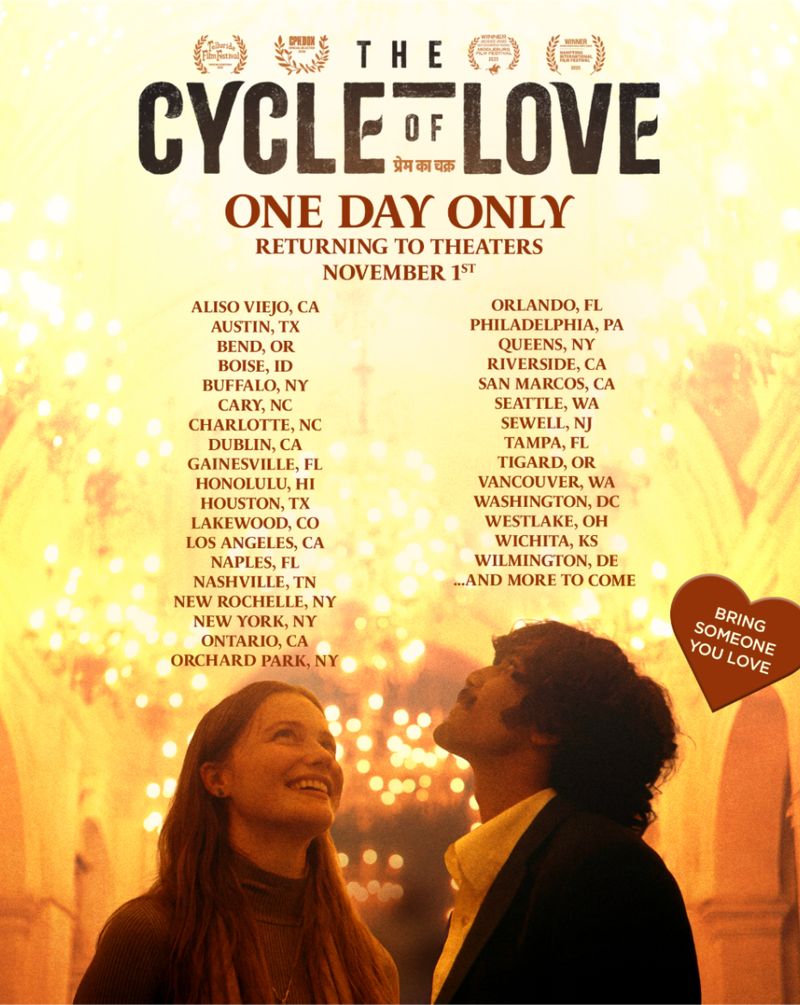THE CYCLE OF LOVE Returns to Theaters for Special Date Night Screening Image