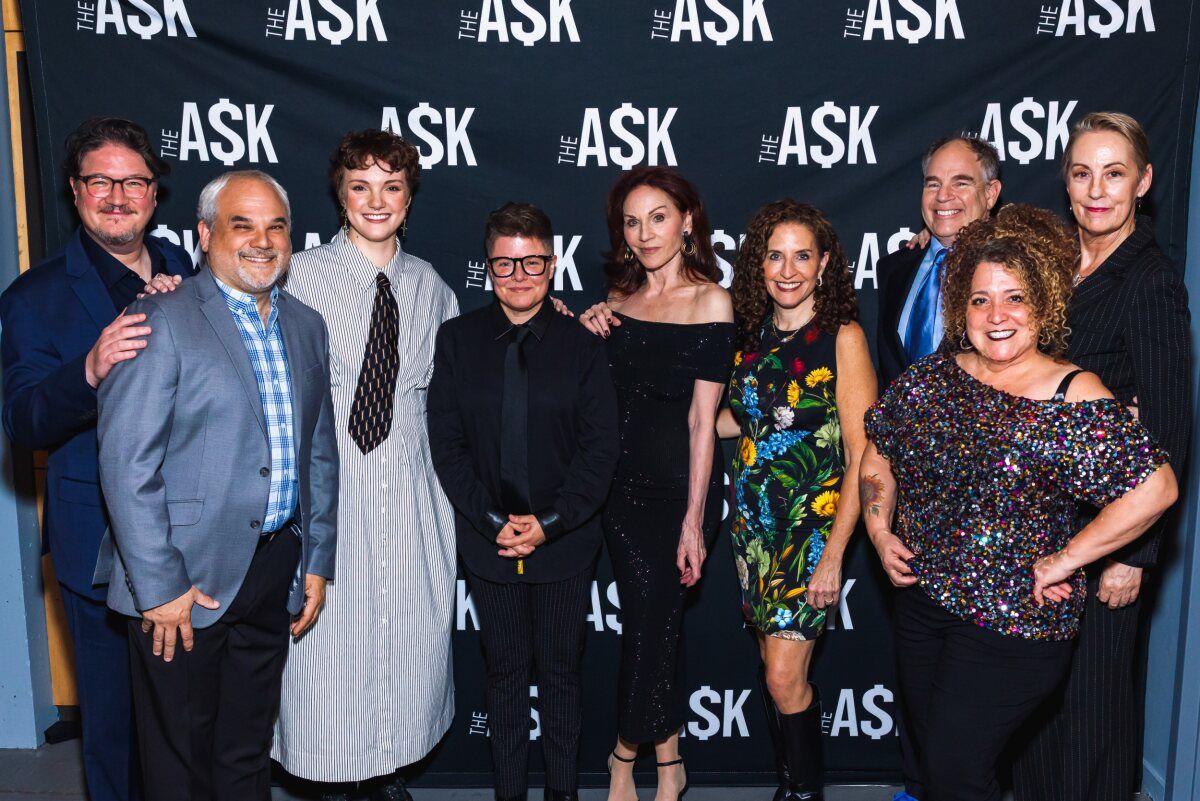 Matthew Freeman, Daren A.C. Carollo, Shannon Purser, Jessi D. Hill, Marilu Henner, Jessica R. Jennen, Adam Cohen, “Curly” Karen Schleifer, Julia Brothers at Photos: THE ASK Opens at Theater 555 With Marilu Henner and Shannon Purser