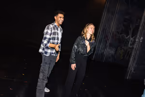 Ezra Sosa, Julia Stiles @ BroadwayWorld Ezra Sosa, Julia Stiles Photo