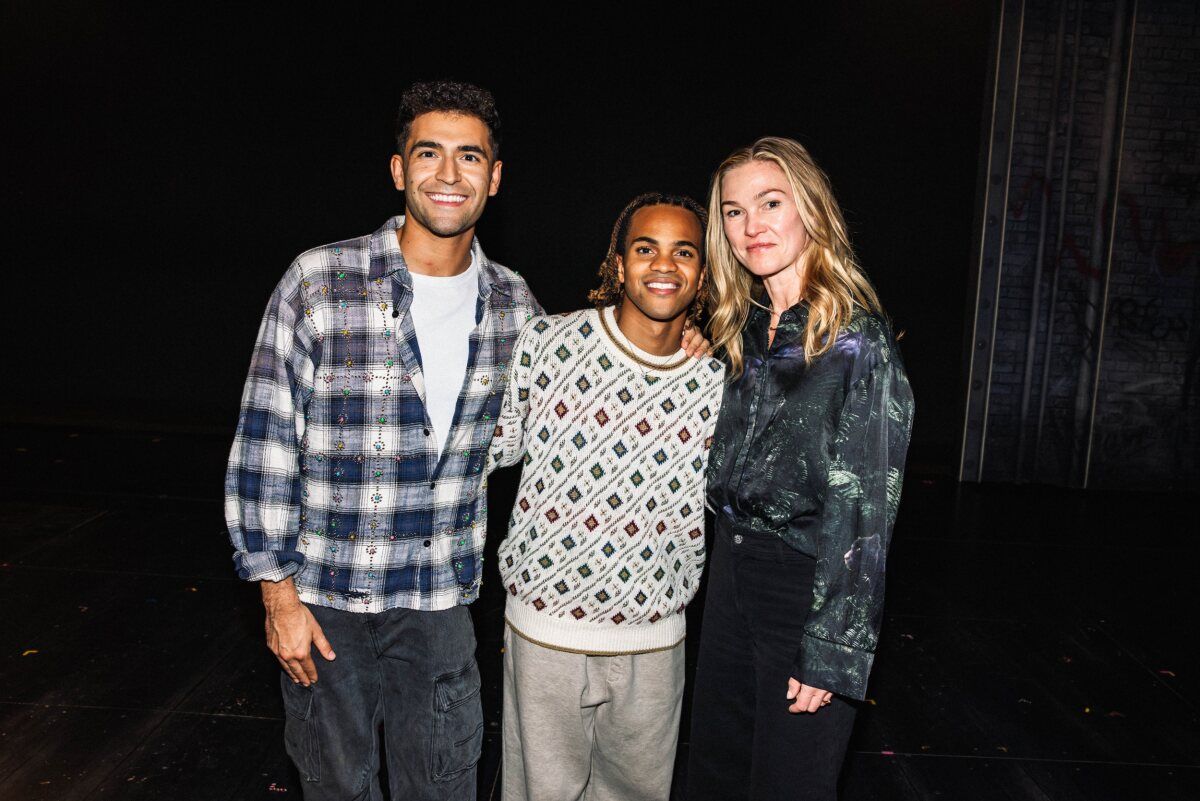 Photos: DWTS Partners Julia Stiles and Ezra Sosa Visit MJ on Broadway — photo 2 of 7