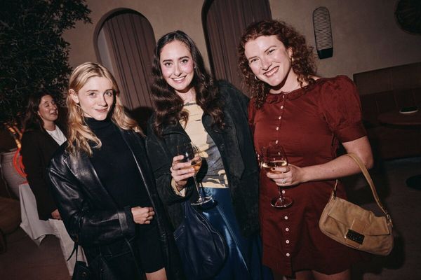 Natalia DyerJen Tullock and Jackie Tohn, Cat Cohen, and Katie Birenboim Photo