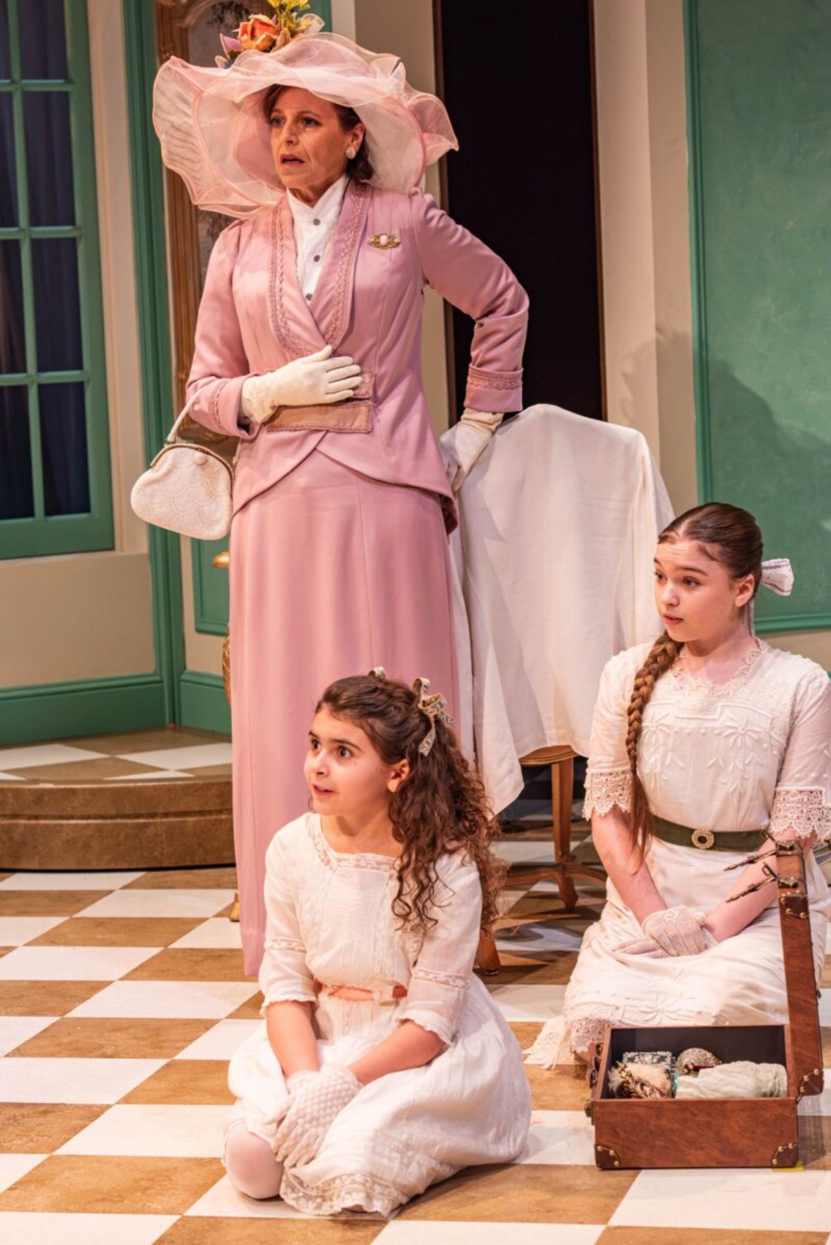 Katie Firth, Tessa Bilmes and Charlotte Van Ledtje at Photos: First Look at Mint Theater Company's PHYL Off-Broadway
