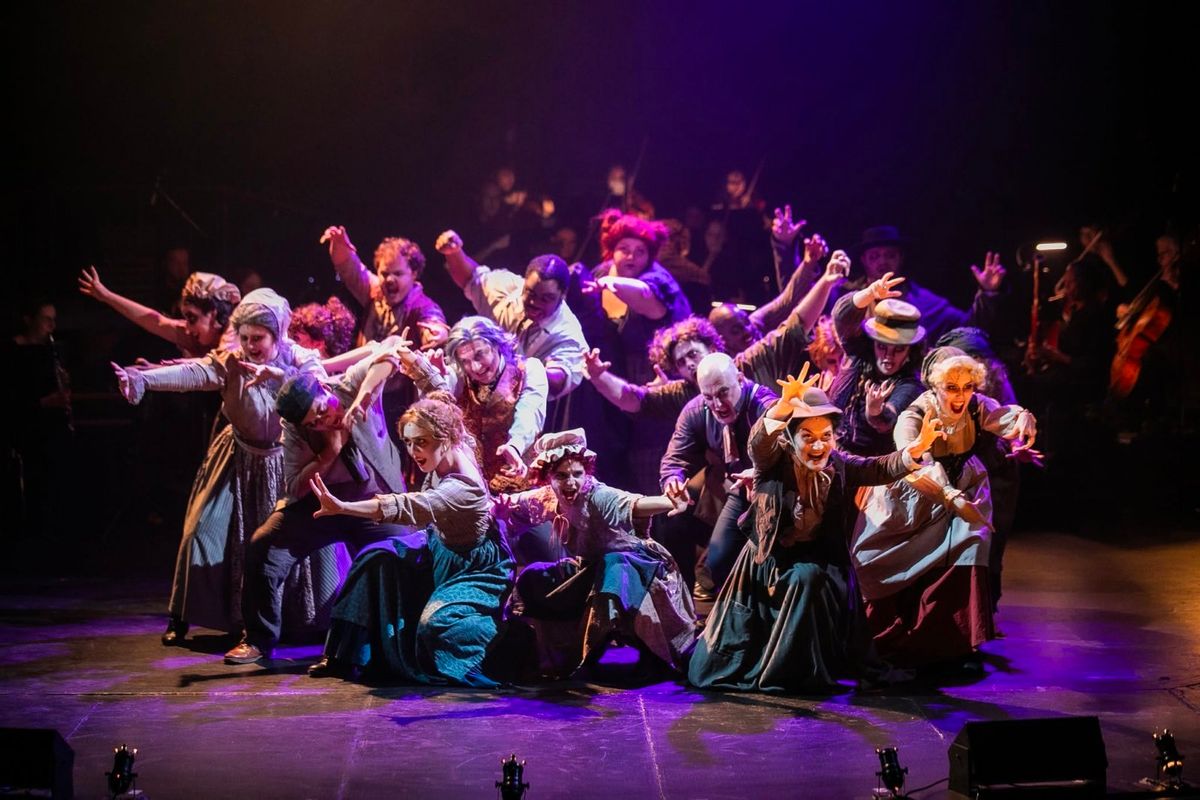 Samantha Mayer, Maddy Taylor, Aron Gomez, Ana Isabel Passero, Will Ehrlich, Nadya Beyar, Jon Cunninghom, Adonis Claybourne, Margaret Garofalo, Regan Bobich, Michael Kirby, Bill Gordon, Korey White, So at Photos: SWEENEY TODD at Big Noise Theatre