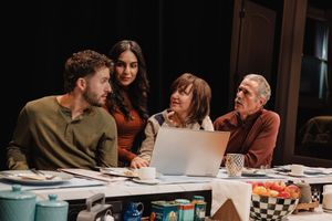 Danny Kornfeld, Awesta Zarif, Jill Stern and Steven Skybell @ BroadwayWorld Danny Kornfeld, Awesta Zarif, Jill Stern and Steven Skybell Photo