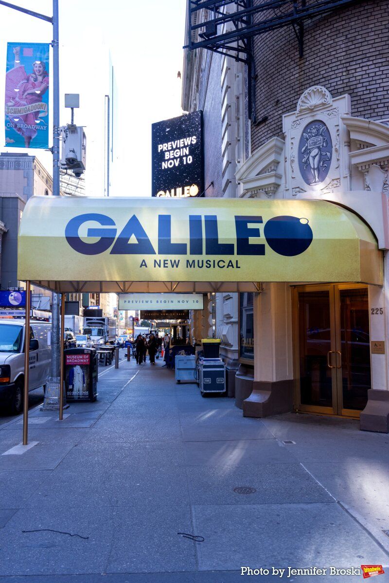 Up on the Marquee: GALILEO Arrives on Broadway Image