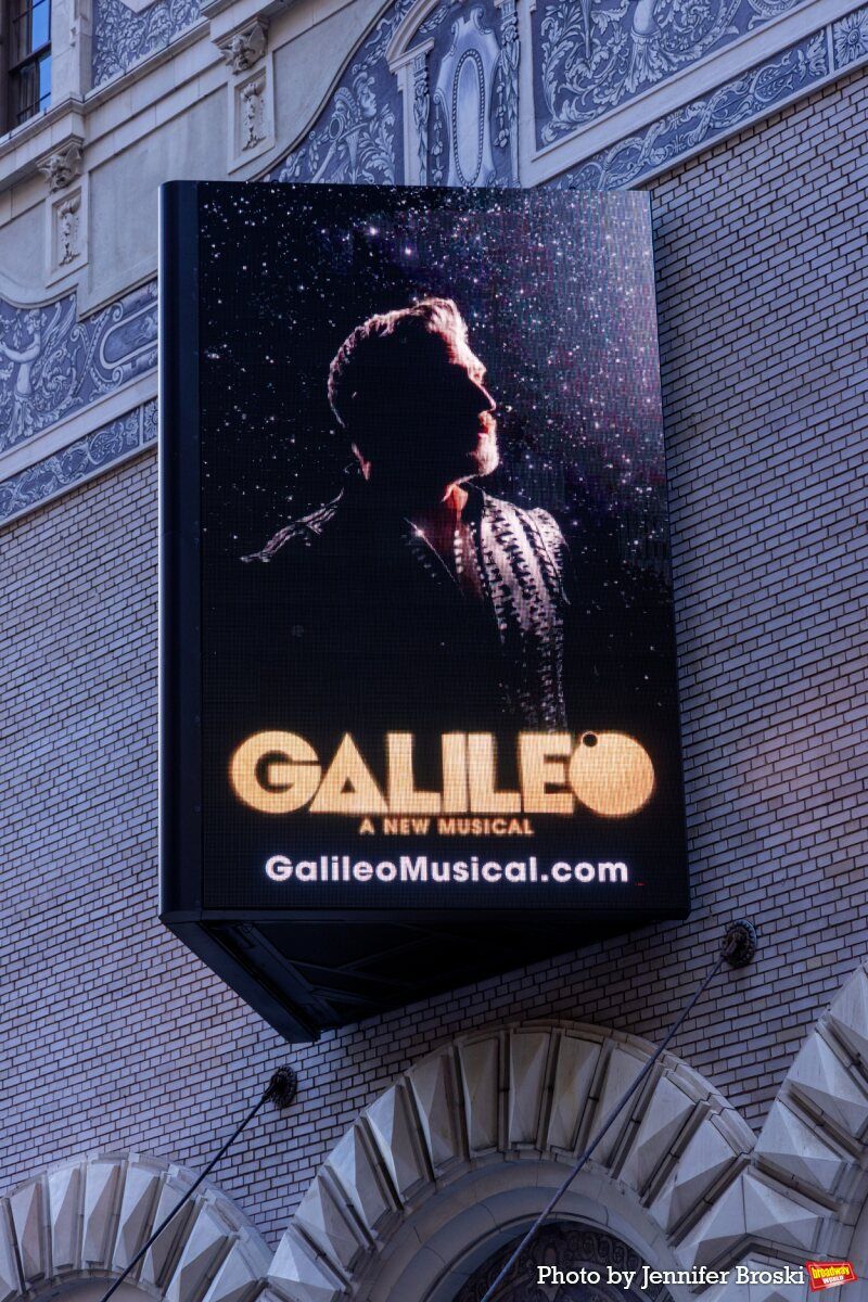 Up on the Marquee: GALILEO Arrives on Broadway Image