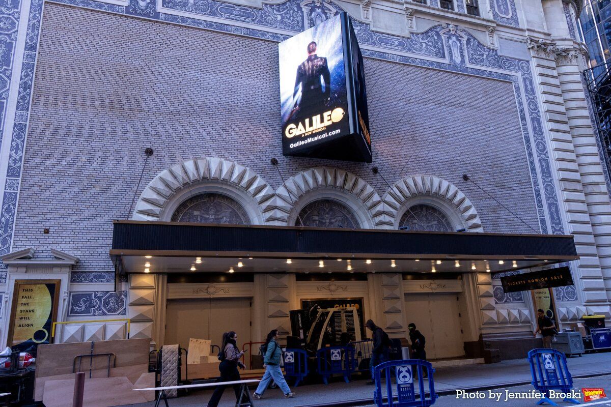 Up on the Marquee: GALILEO Arrives on Broadway Image