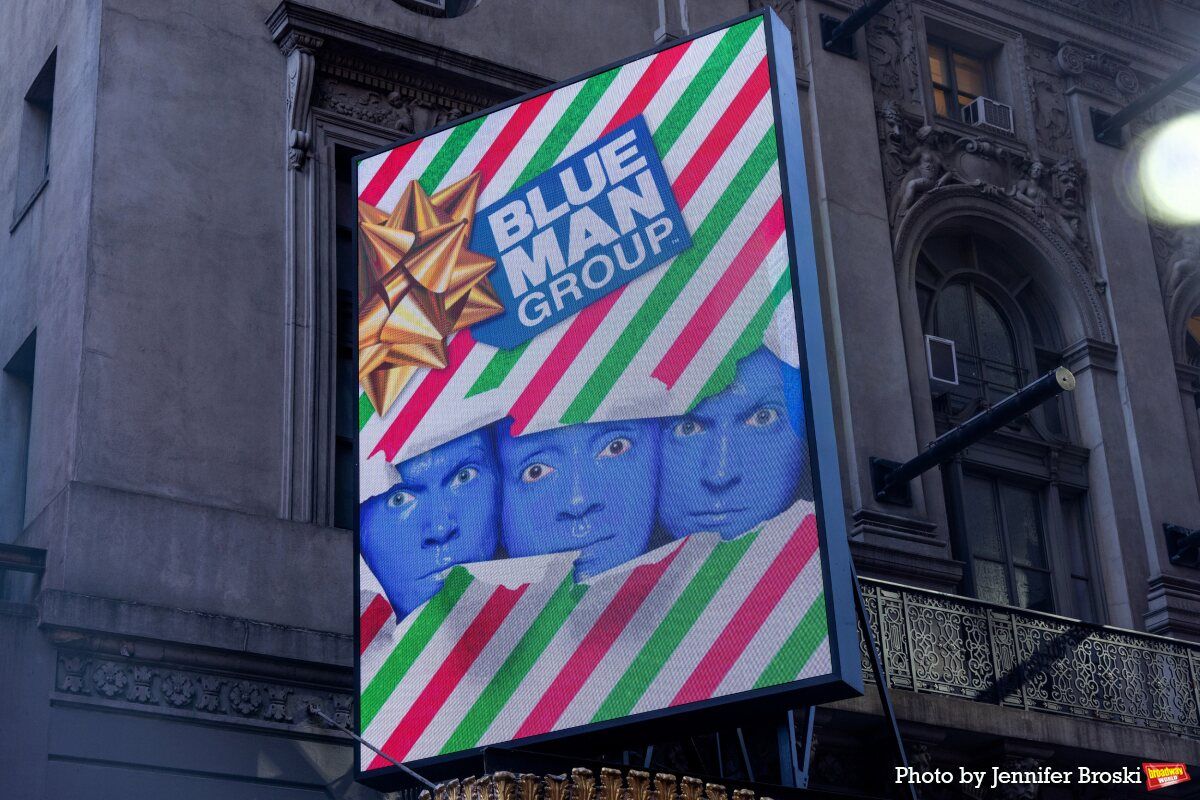 Up on the Marquee: BLUE MAN GROUP: A NEW HOLIDAY SURPRISE Image