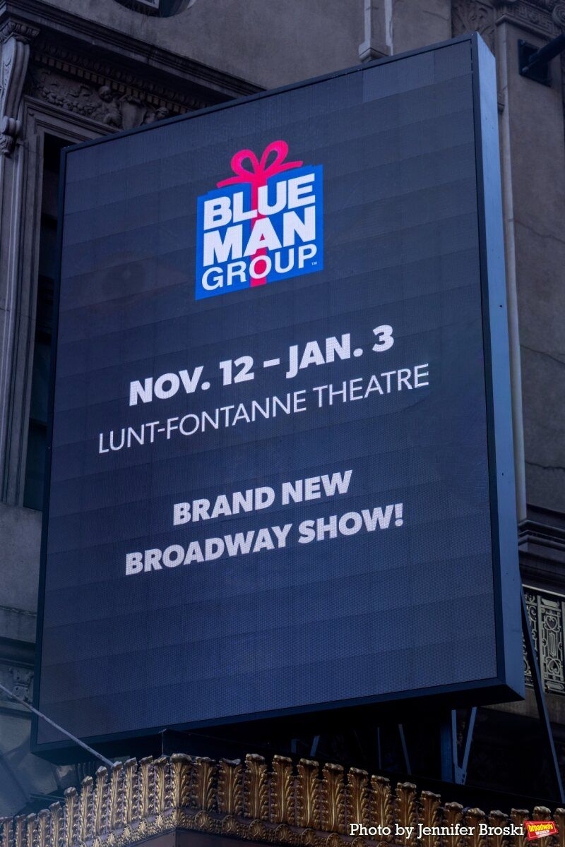 Up on the Marquee: BLUE MAN GROUP: A NEW HOLIDAY SURPRISE Image