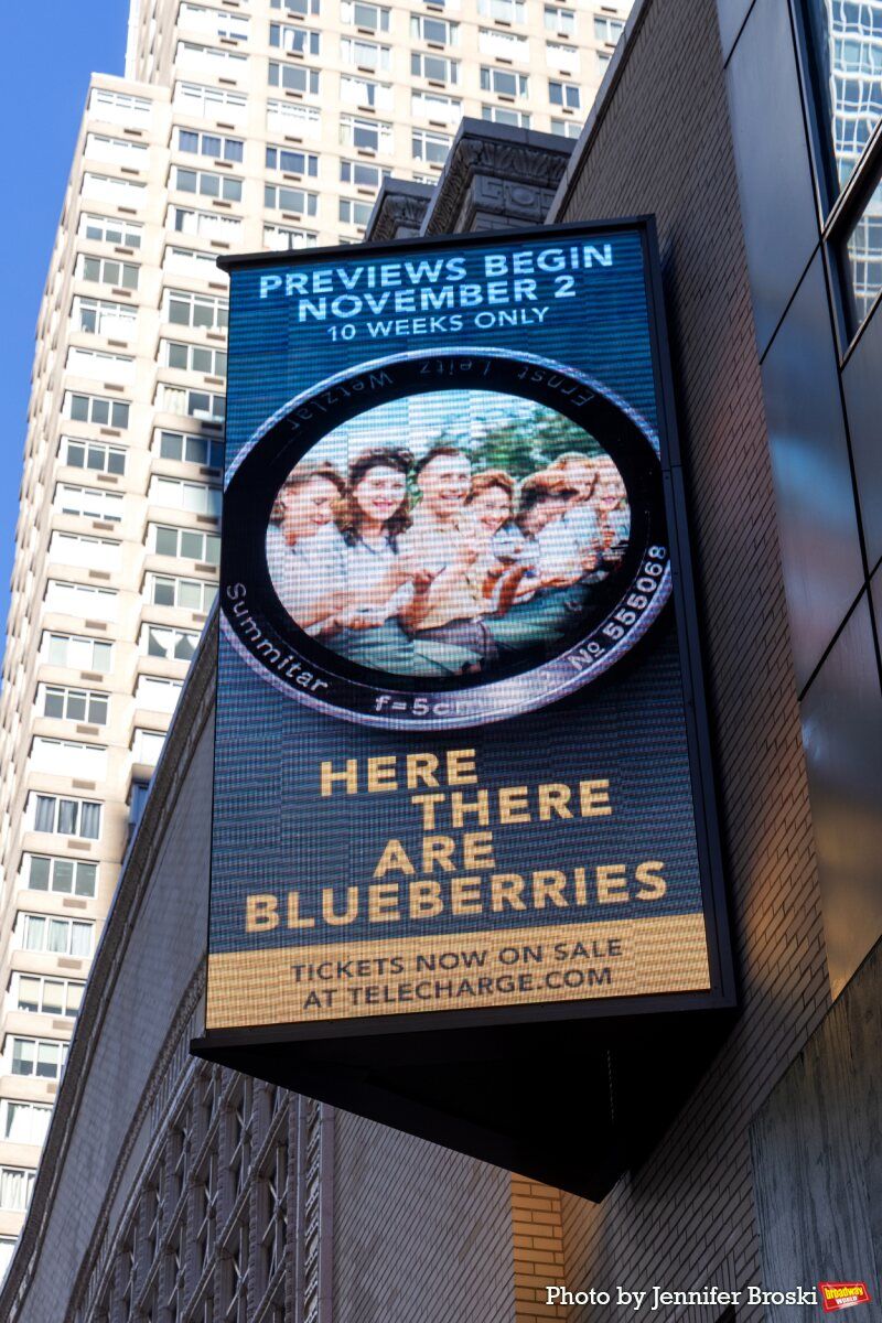 Up on the Marquee: HERE THERE ARE BLUEBERRIES Arrives on Broadway Image
