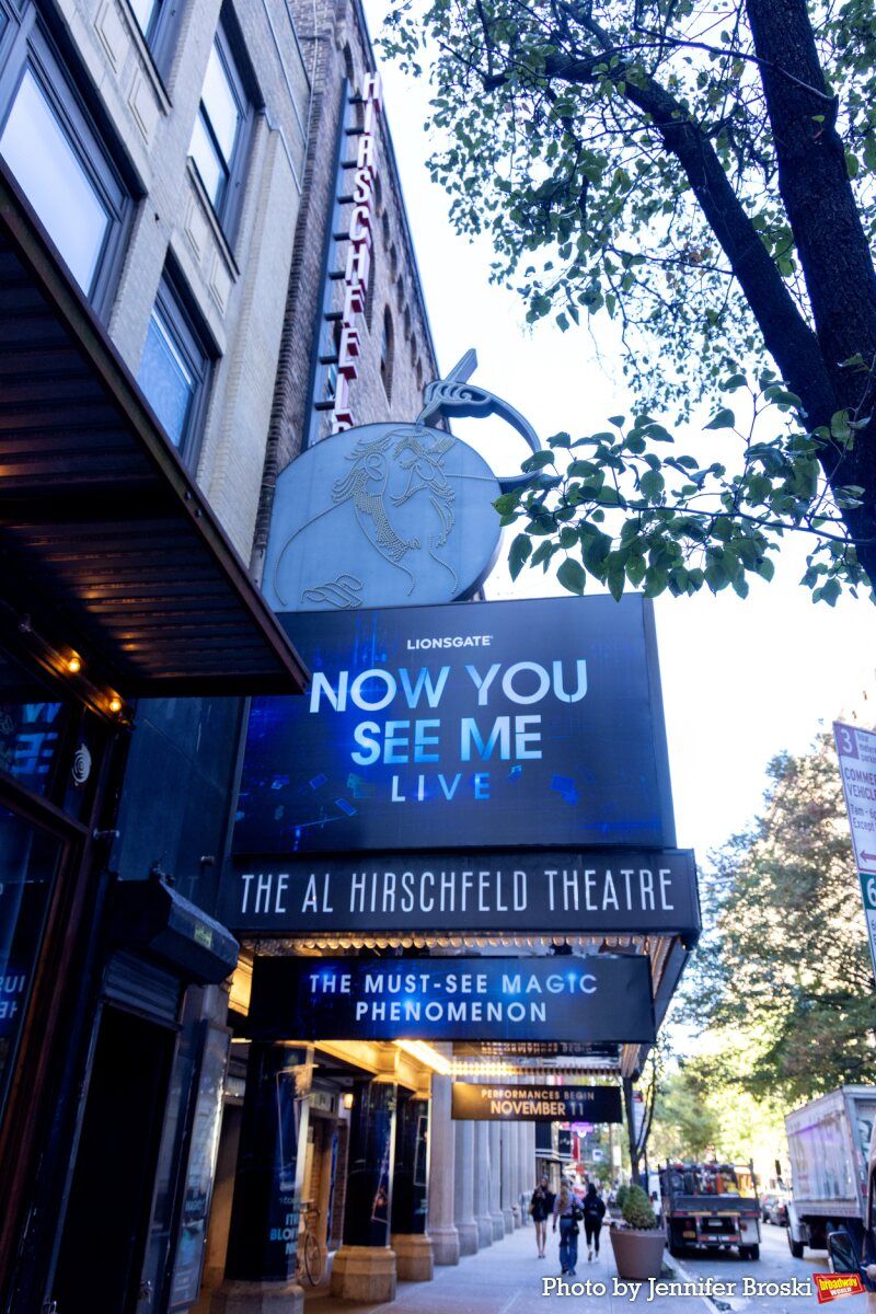 Up on the Marquee: NOW YOU SEE ME LIVE Appears on Broadway Image