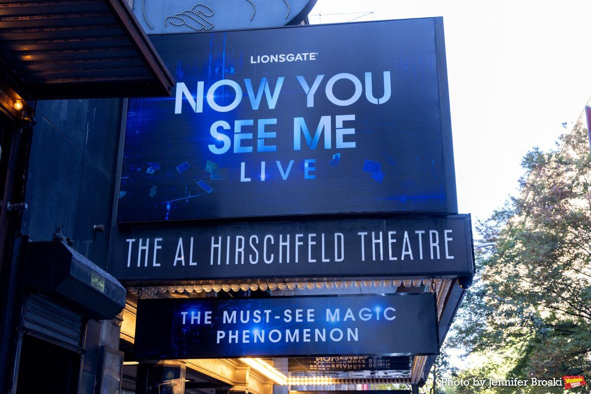 Up on the Marquee: NOW YOU SEE ME LIVE Appears on Broadway Image