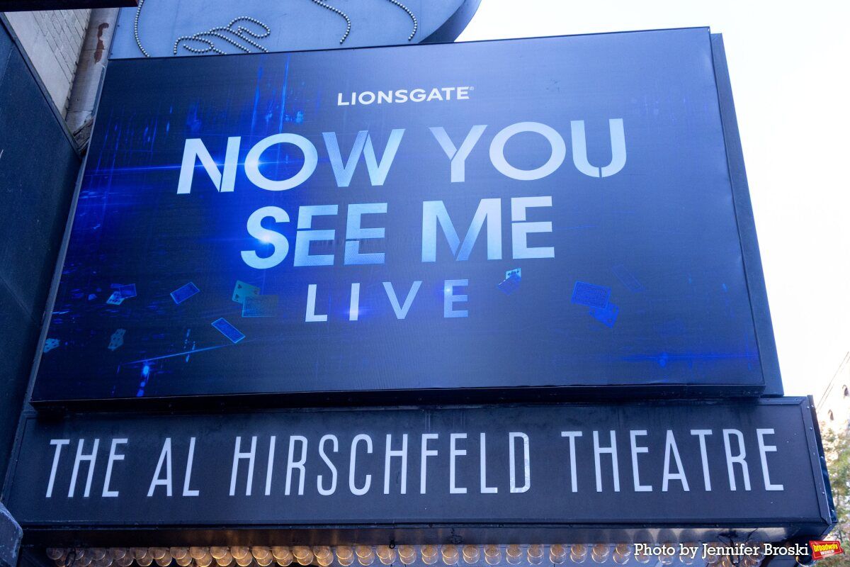 Up on the Marquee: NOW YOU SEE ME LIVE Appears on Broadway Image