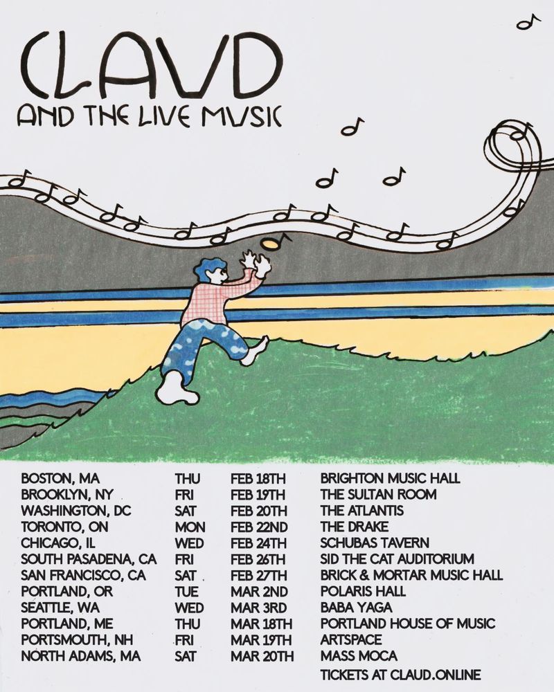 Claud to Release ME AND THE MUSIC Album, Launch North American Tour Image
