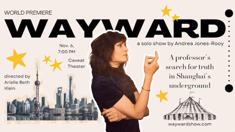 Andrea Jones-Rooy to Present WAYWARD Solo Show at Caveat Image