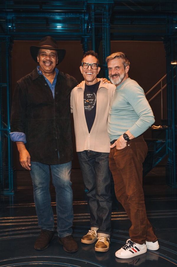 Dr. Neil deGrasse Tyson, Michael Mayer, Raúl Esparza Photo