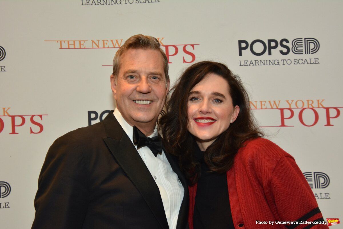 Steven Reineke and Lena Hall at Photos: New York Pops Take The Stage With Lena Hall At Carnegie Hall
