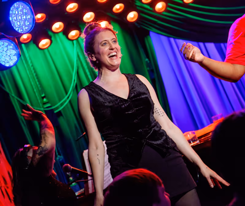 Review: BROADWAY BLOODBATH Puts Comedy Center Stage at The Laurie Beechman Image