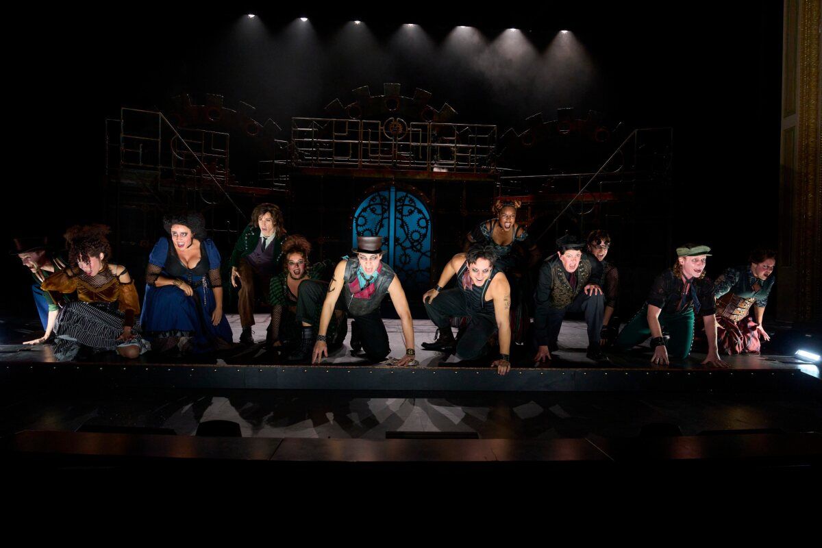 Ethan Flanagan, Ana Lauren Rodriguez, Amber Hurst Martin*, Sean Patrick Doyle*, Rebecca Kenjesky, Nic Rhew, Marc
Dalmau, Janiyah “Jai” McAllister, Matthew Wright*, Tate Cinti, Ricky Moyer* and Jessie Cope Miller at Photos: First Look At SWEENEY TODD THE DEMON BARBER OF FLEET STREET At Great Lakes Theater