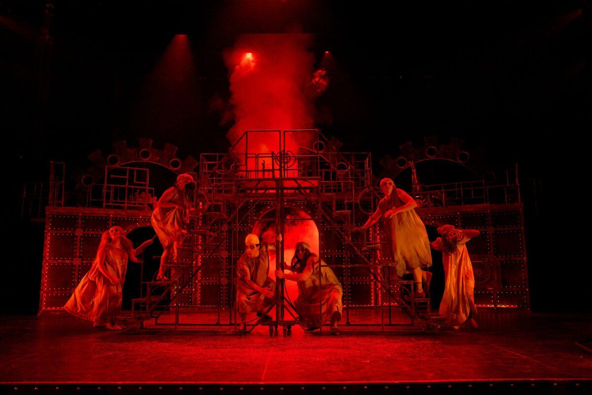 Rebecca Kenjesky, Amber Hurst Martin, Marc Dalmau, Nic Rhew,
Ricky Moyer*and Janiyah “Jai” McAllister at Photos: First Look At SWEENEY TODD THE DEMON BARBER OF FLEET STREET At Great Lakes Theater