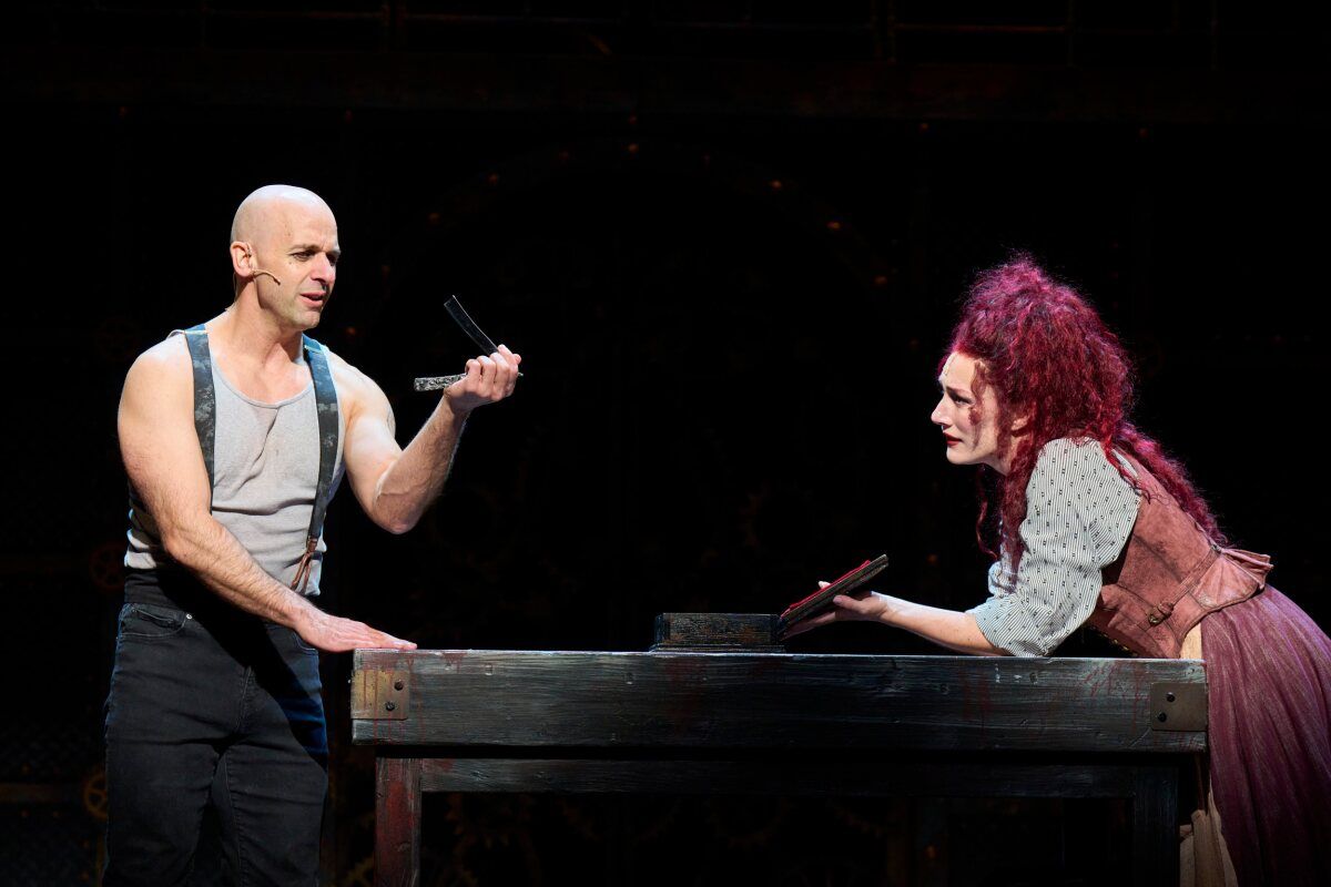 Jillian Kates and Mark Bedard at Photos: First Look At SWEENEY TODD THE DEMON BARBER OF FLEET STREET At Great Lakes Theater