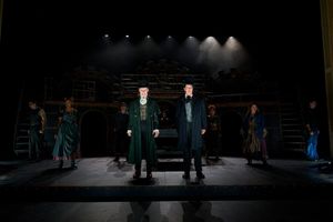Ricky Moyer and Matthew Wright with Marc Dalmau, Janiyah “Jai” McAllister, Tate Cinti, Amber Hurst Martin, Rebecca Kenjesky, Jessie Cope Miller and Ethan Flanagan @ BroadwayWorld Ricky Moyer and Matthew Wright with Marc Dalmau, Janiyah “Jai” McAllister, Tate C Photo