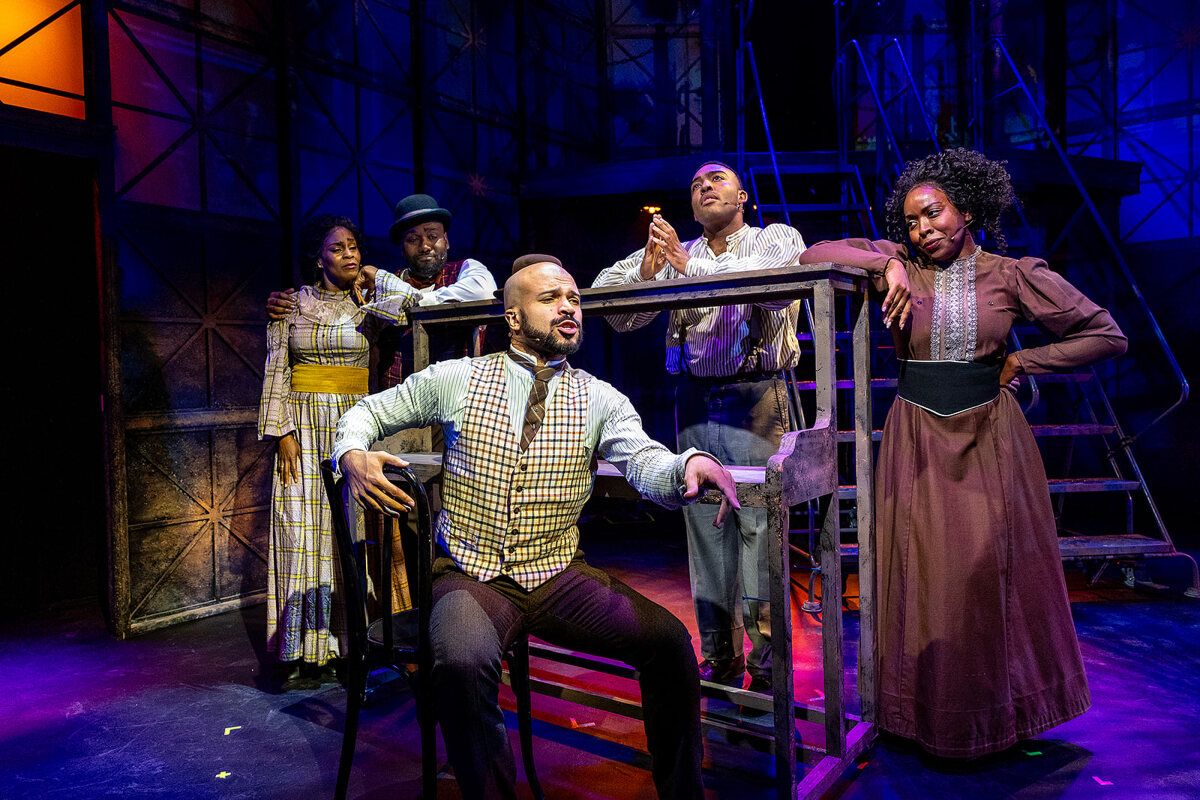 AMBER WRIGHT, DEANDRE SIMMONS, CARTER MICHAEL, CHRISTOPHER JAMES HESTER, and DEJA FIELDS at Photos: First Look At RAGTIME Presented By Rubicon Theatre