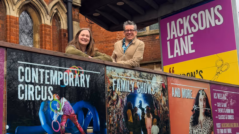 Interview: Hannah Coz and Angus Mackechnie, Joint Leaders Of Jacksons Lane, On Alignment, Circus and Ambition Image