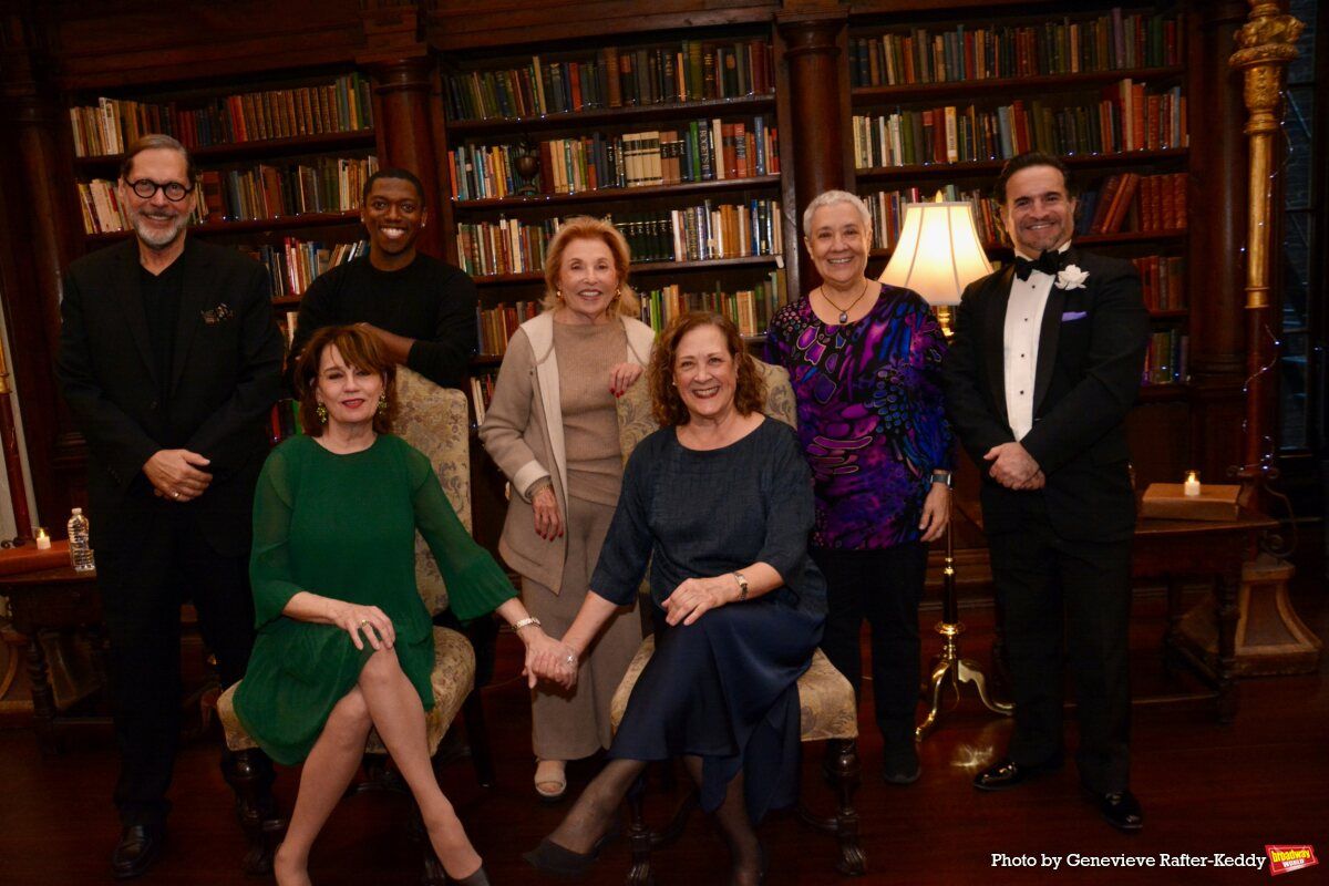 David Stalleer, Isaiah Josiah, Barbara Goldstein Amster, Ruth E, Kramer, Jono Mainelli, Beth Leavel and Karen Ziemba at Photos: Gingold Theatrical Group Presents VILLAGE WOOING