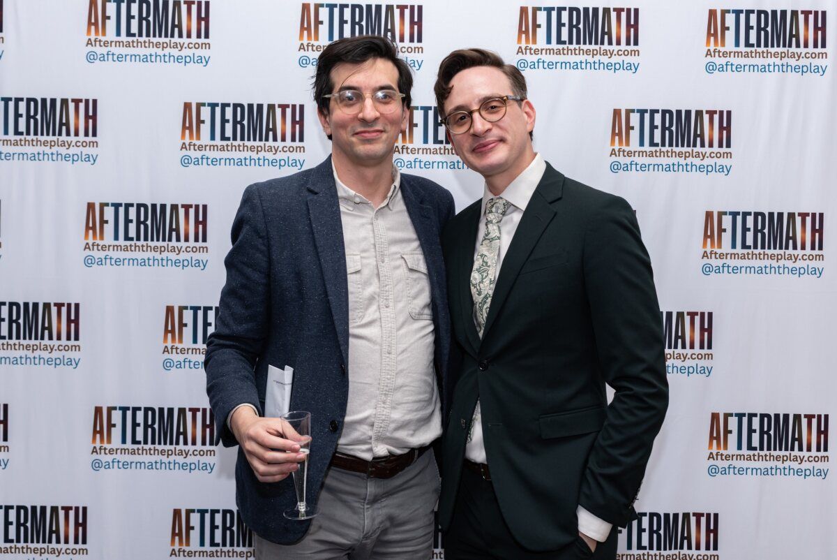 David Zax and Colton Pometta at Photos: David Zax's AFTERMATH Opens Off-Broadway