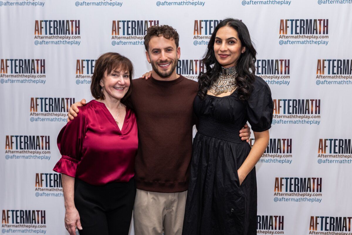 Jill Stern, Danny Kornfeld, Awesta Zarif at Photos: David Zax's AFTERMATH Opens Off-Broadway
