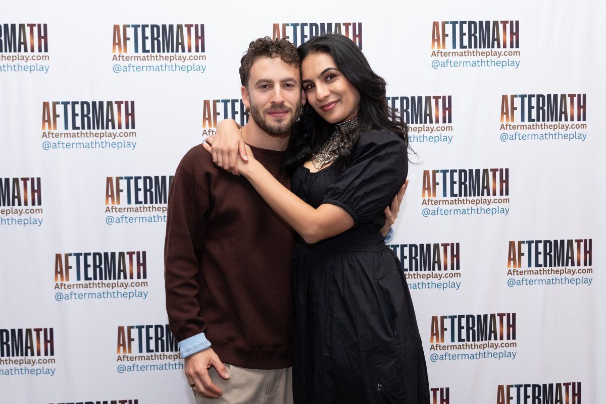 Danny Kornfeld, Awesta Zarif at Photos: David Zax's AFTERMATH Opens Off-Broadway