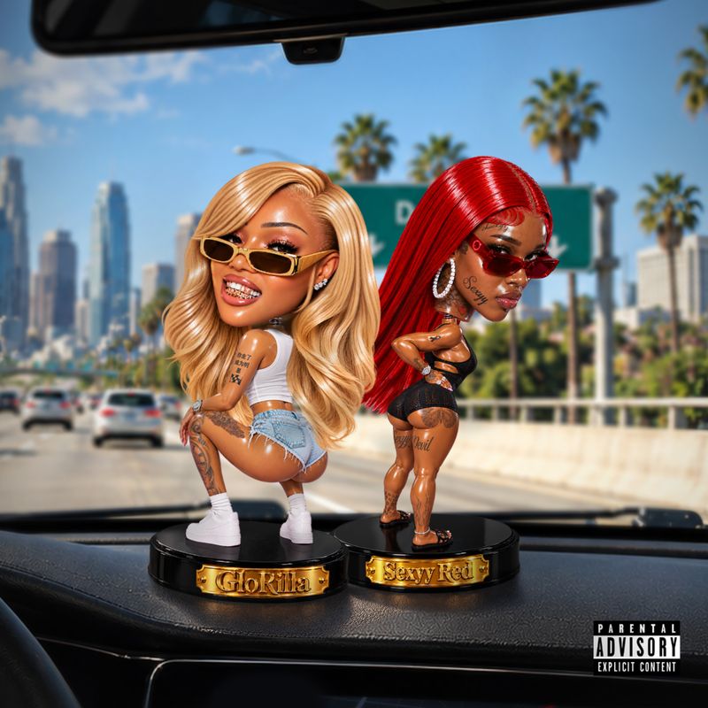 GloRilla Announces New Single 'Jiggly Bow Bow' With Sexyy Red Image