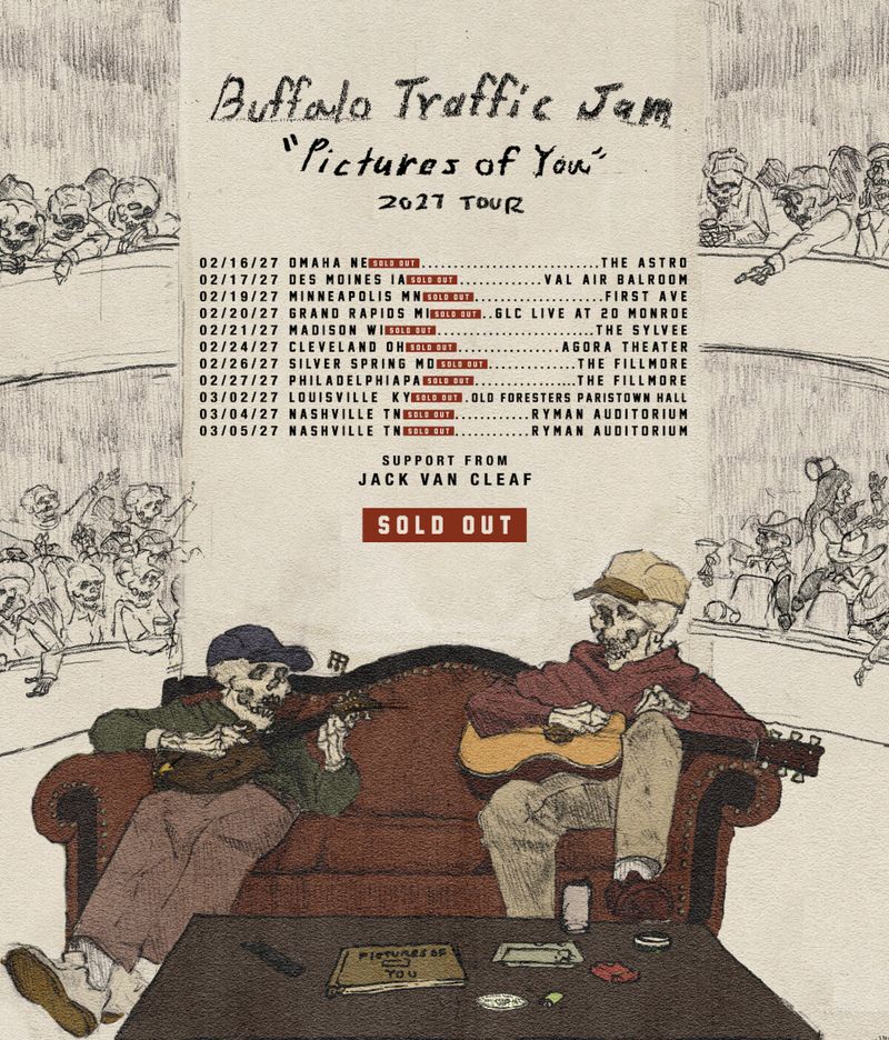BUFFALO TRAFFIC JAM sells out 2027 PICTURES OF YOU TOUR in two hours Image